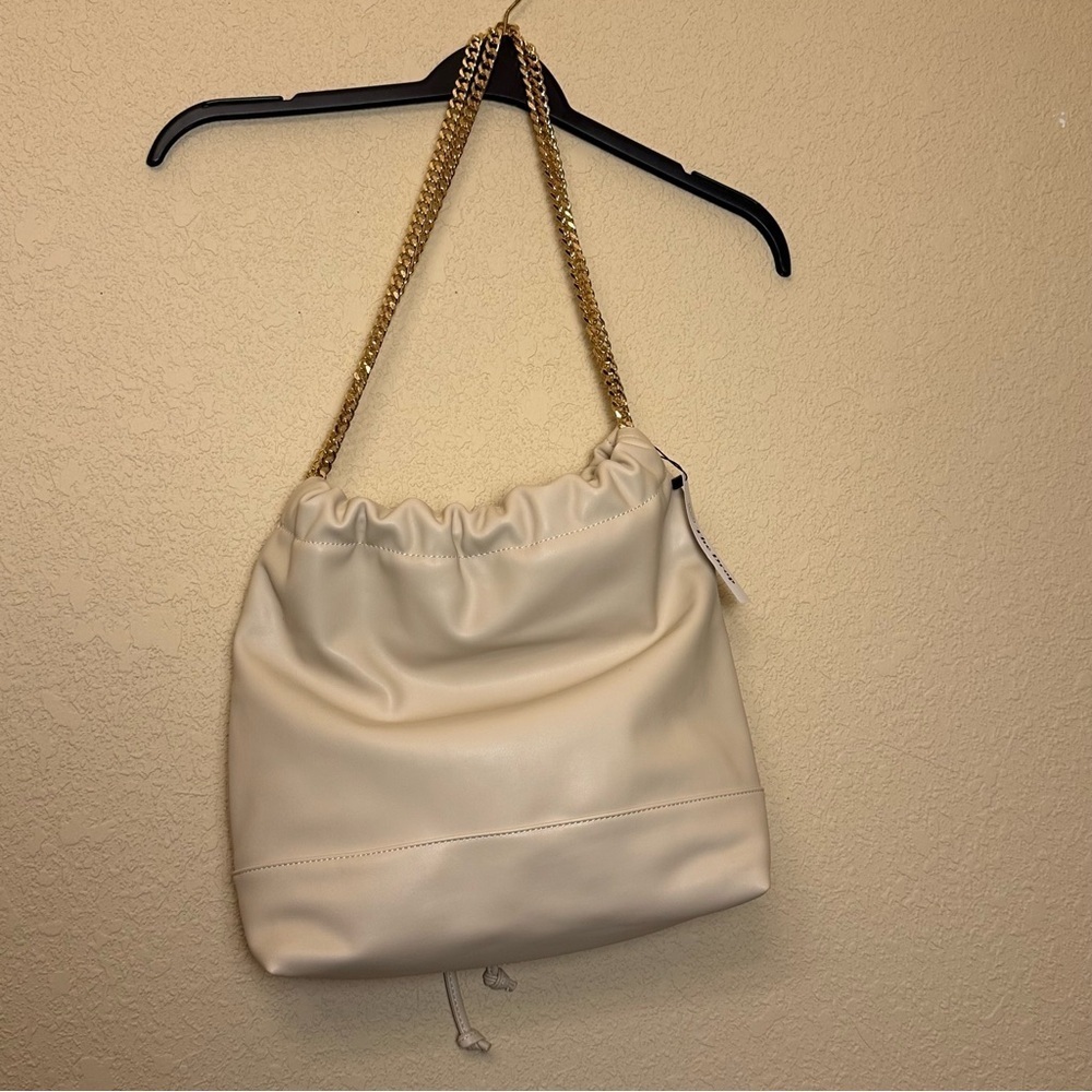 The Drop Women's Nyjah Chain Strap Tote, Ivory, NWT - Picture 11 of 16